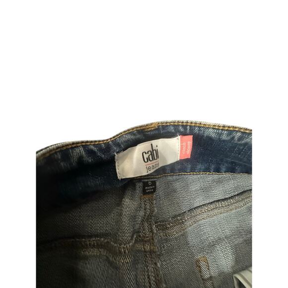 Cabi Cinch Skinny Jeans Adventure Wash Size 6 Style 4153 - Picture 7 of 10